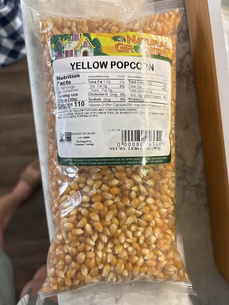 Yellow Popcorn Non-GMO