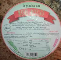 Piadina con riso rosso