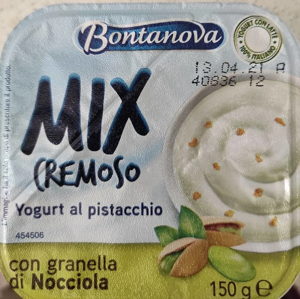 Yogurt al pistacchio mix cremoso