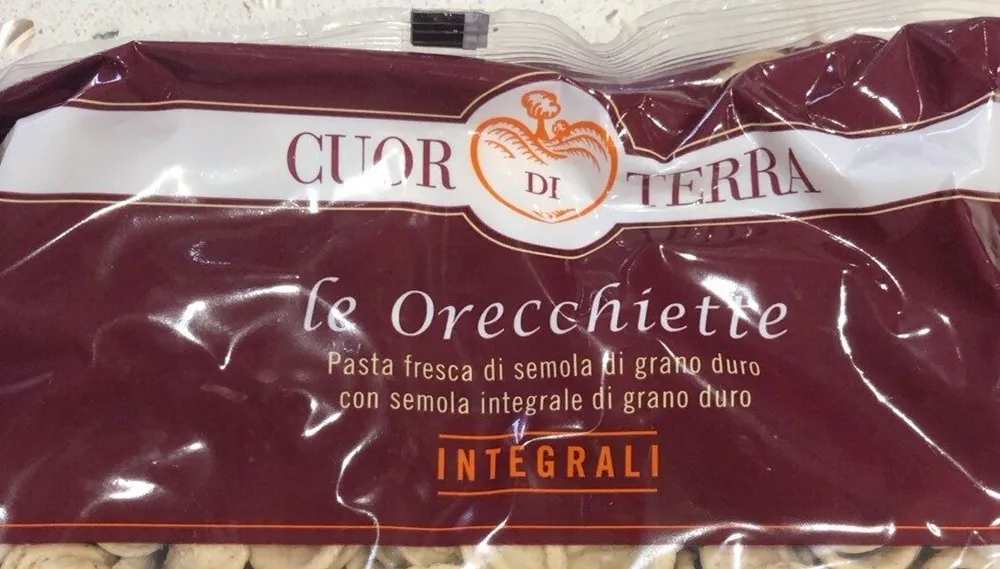Orecchiette di semola di grano duro con semola integrale