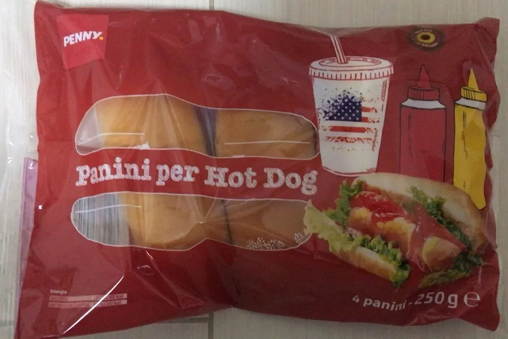Panini per hotdog