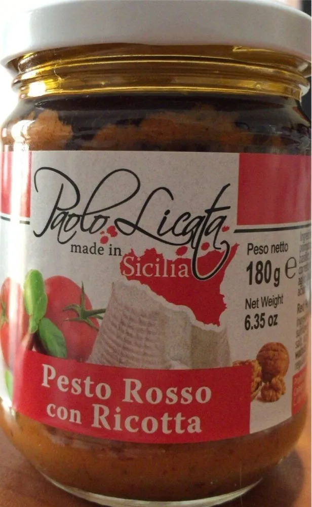 Pesto rosso con ricotta
