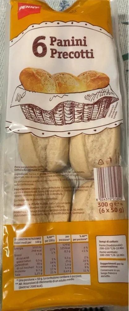 Panini precotti