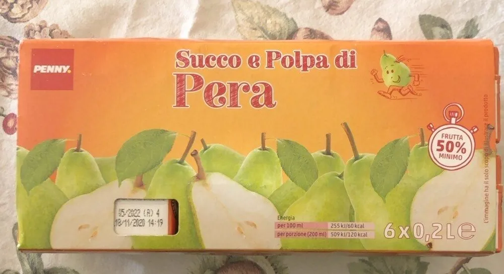 Succo e Polpa di Pera