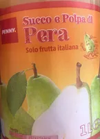 Succo e polpa di pera