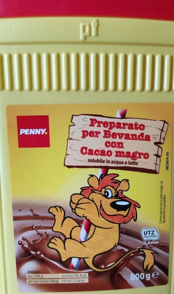 Preparato per Bevanda con Cacao Magro