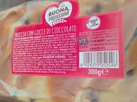 Treccia con gocce di cioccolato