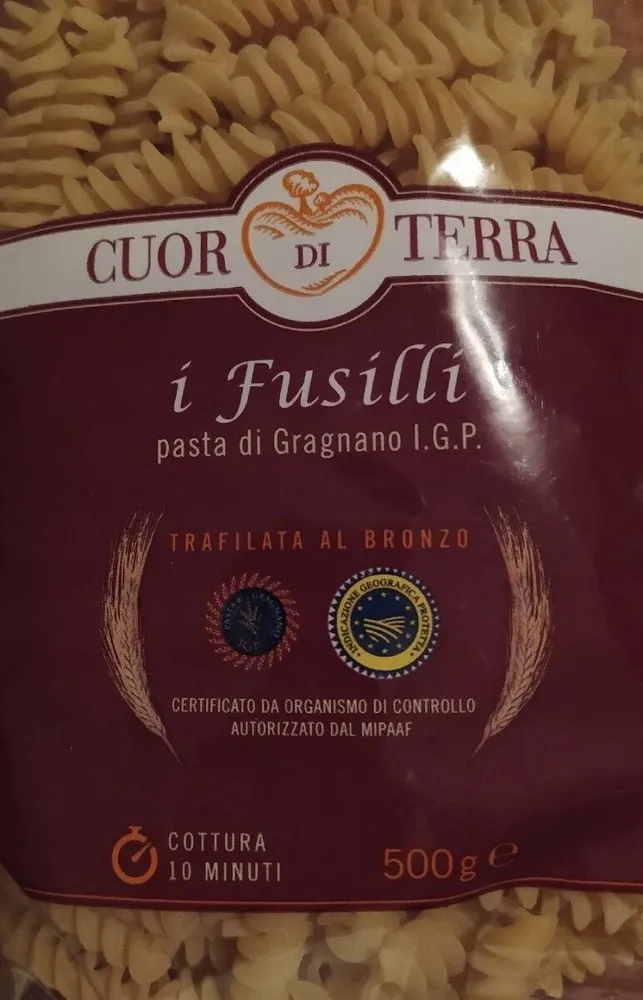 I fusilli pasta di Gragnano I.G.P trafillata al bronzo