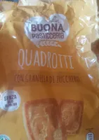 Quadrotti con granella di zucchero
