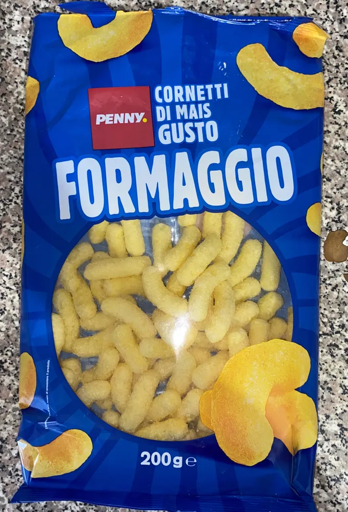 Cornetti di mais gusto formaggio