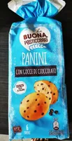 Panini con gocce di cioccolato