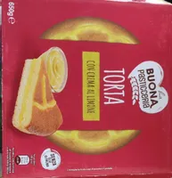 Torta con crema al limone