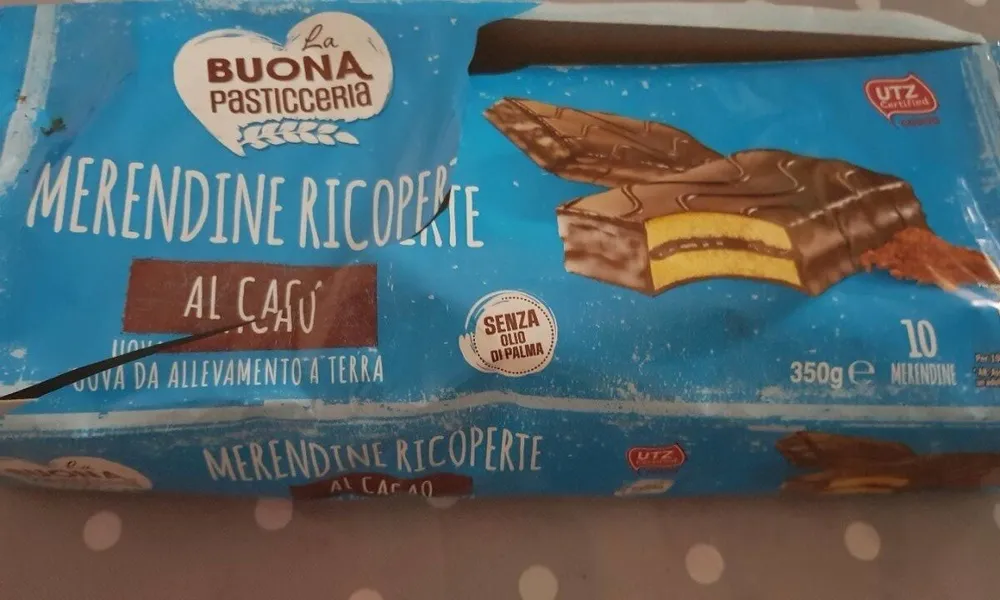 Merendine ricoperte al cacao