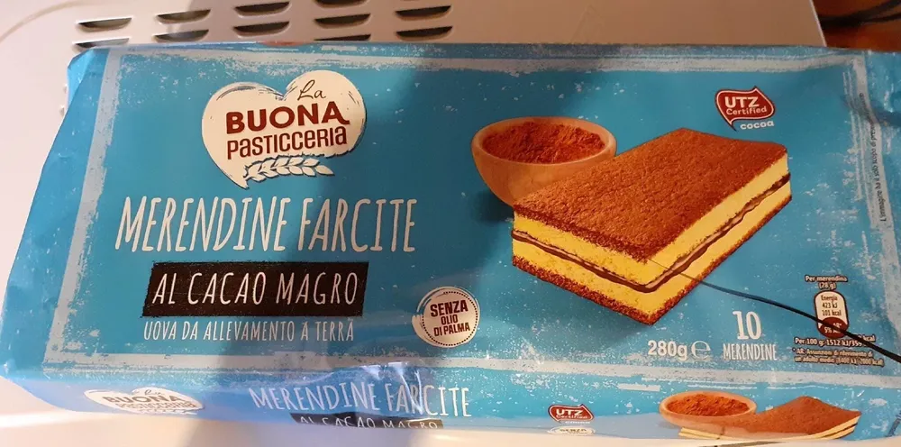 Merendine farcite al cacao