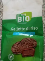 Gallette di riso con cioccolato al latte