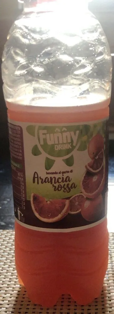 bevanda  gusto di arancia rossa
