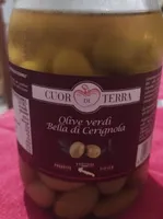 Olive verdi intere in salamoia