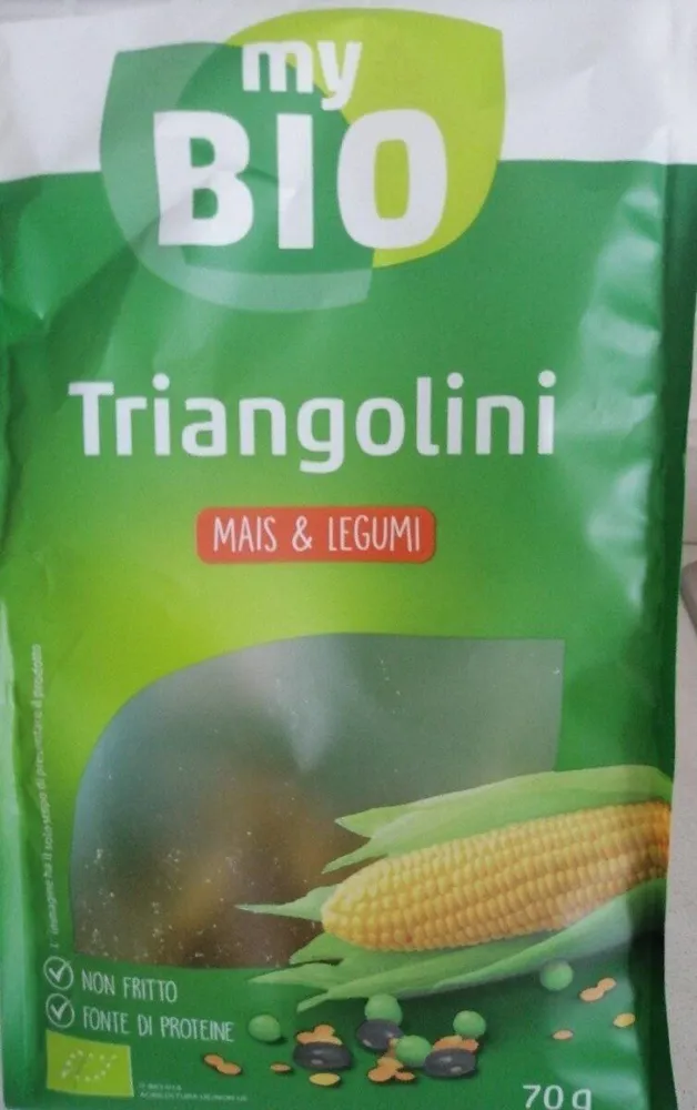 Triangolini mais e legumi