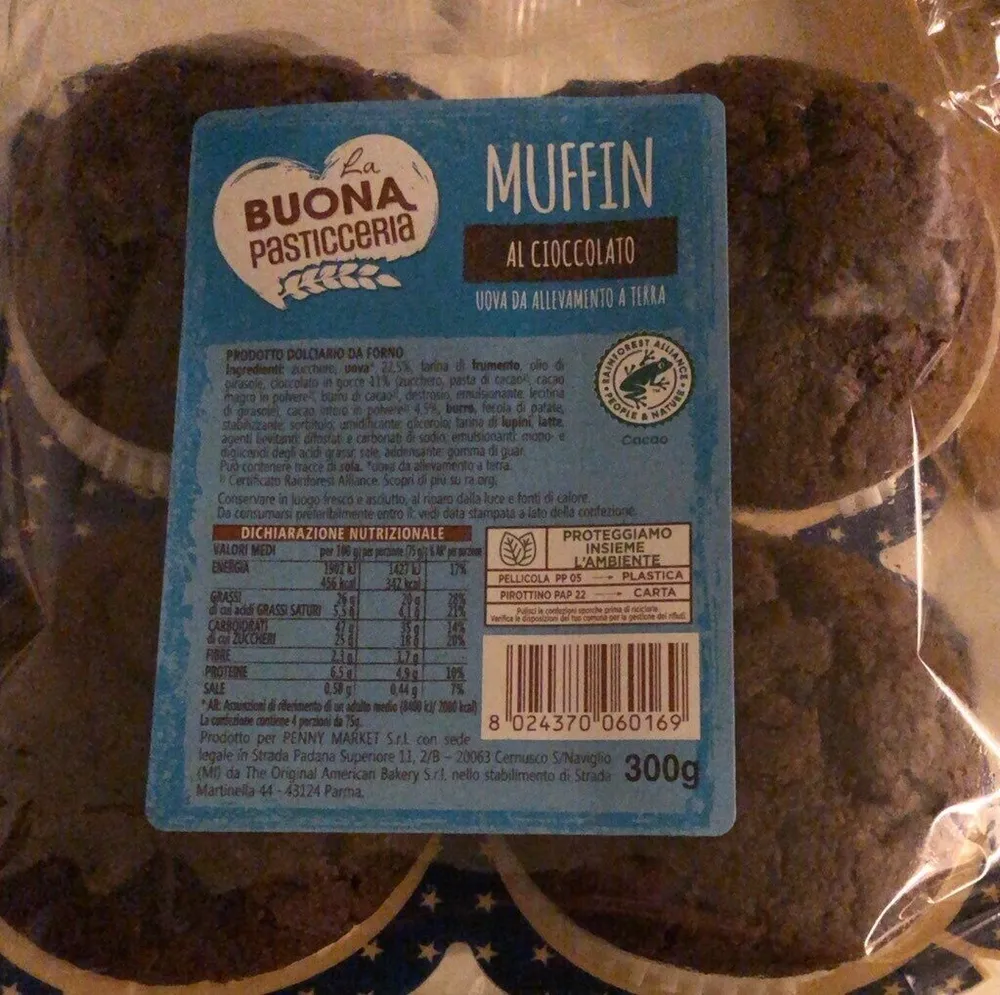 Muffin al cioccolato