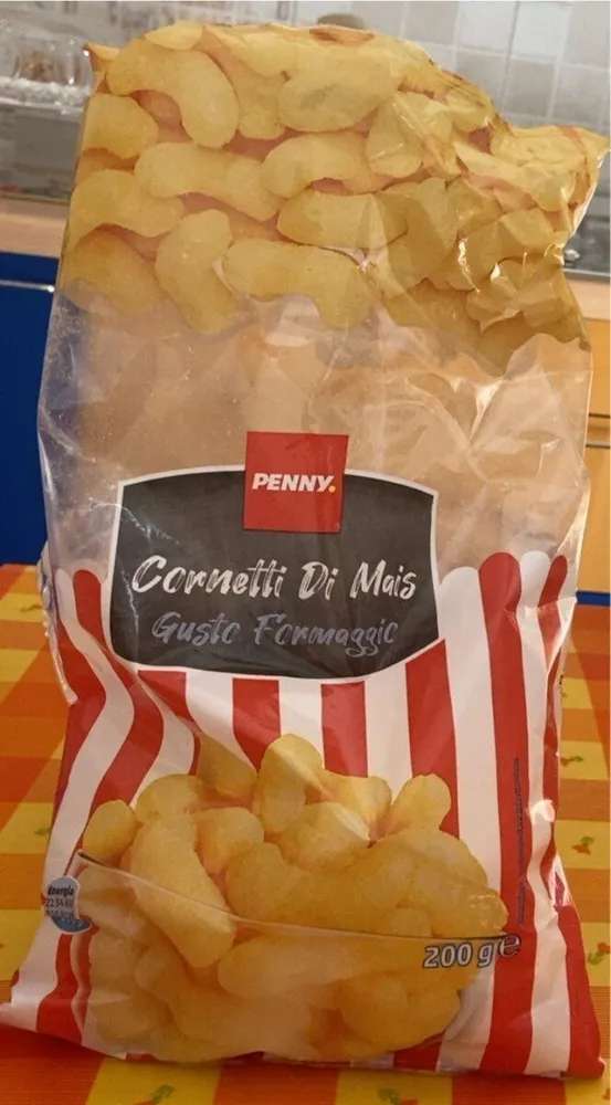 conetti di mais gusto formaggio