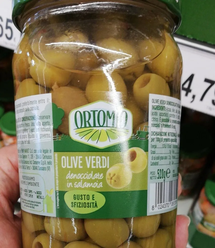 Olive verdi denocciolate
