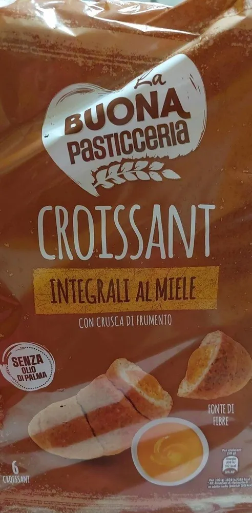 Croissant integrali al miele