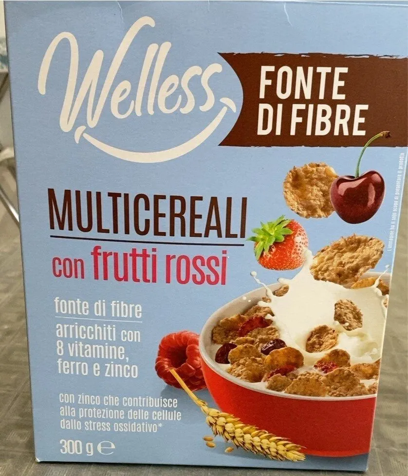 Multicereali con frutti rossi
