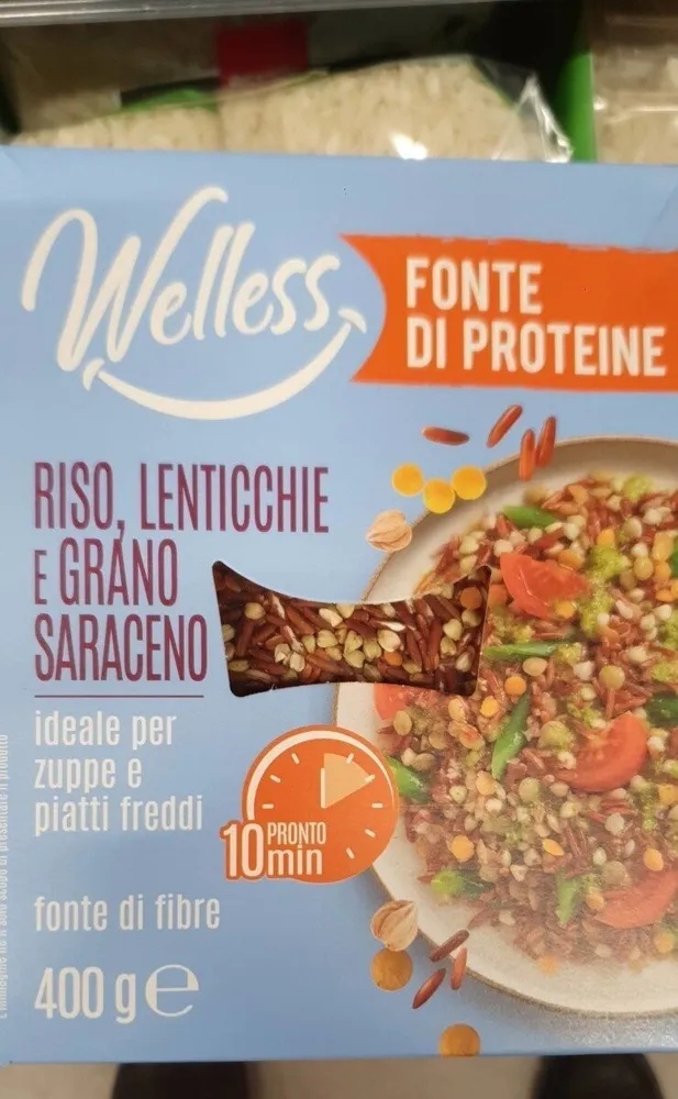 Riso lenticchie e grano saraceno