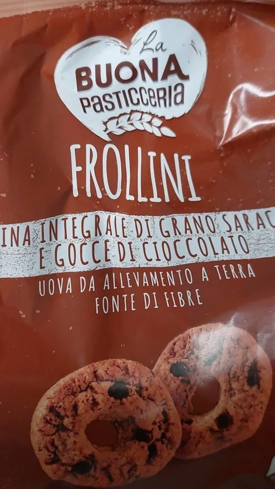 Frollini farina integrale di grano saraceno e gocce di cioc