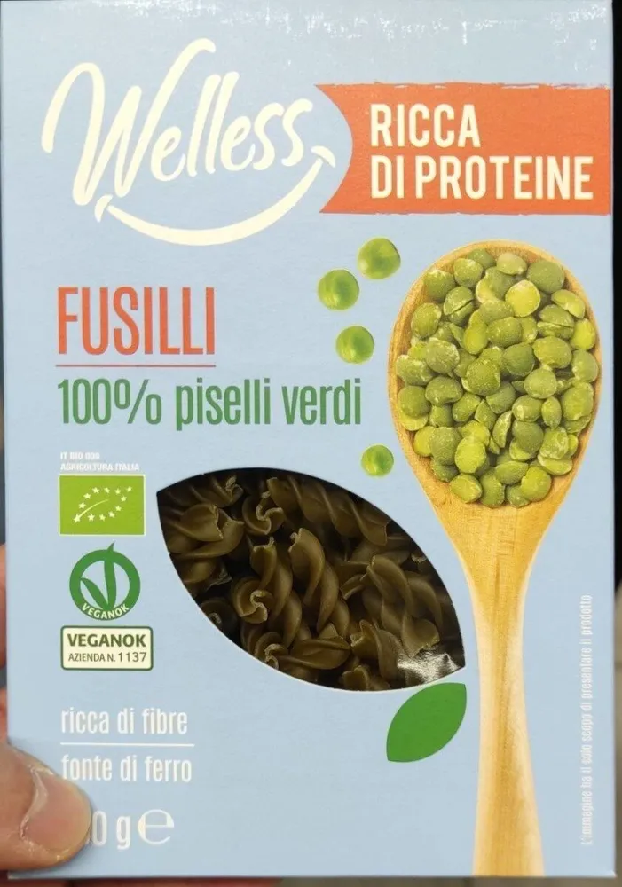 Fusilli 100 Piselli Verdi