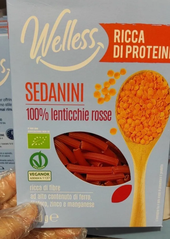 Sedanini lenticchie rosse