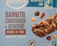 welless barrette cioccolato e arachidi