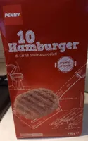 Hamburger di carne bovina surgelata