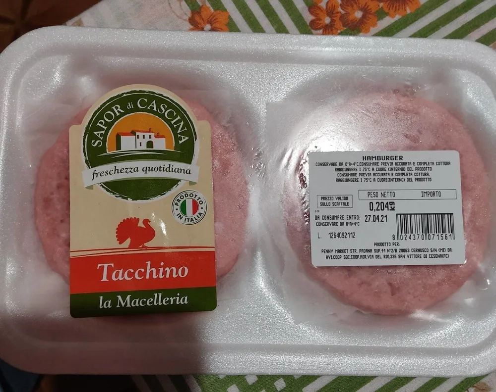 Hamburger tacchino