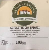 cotolette con spinaci