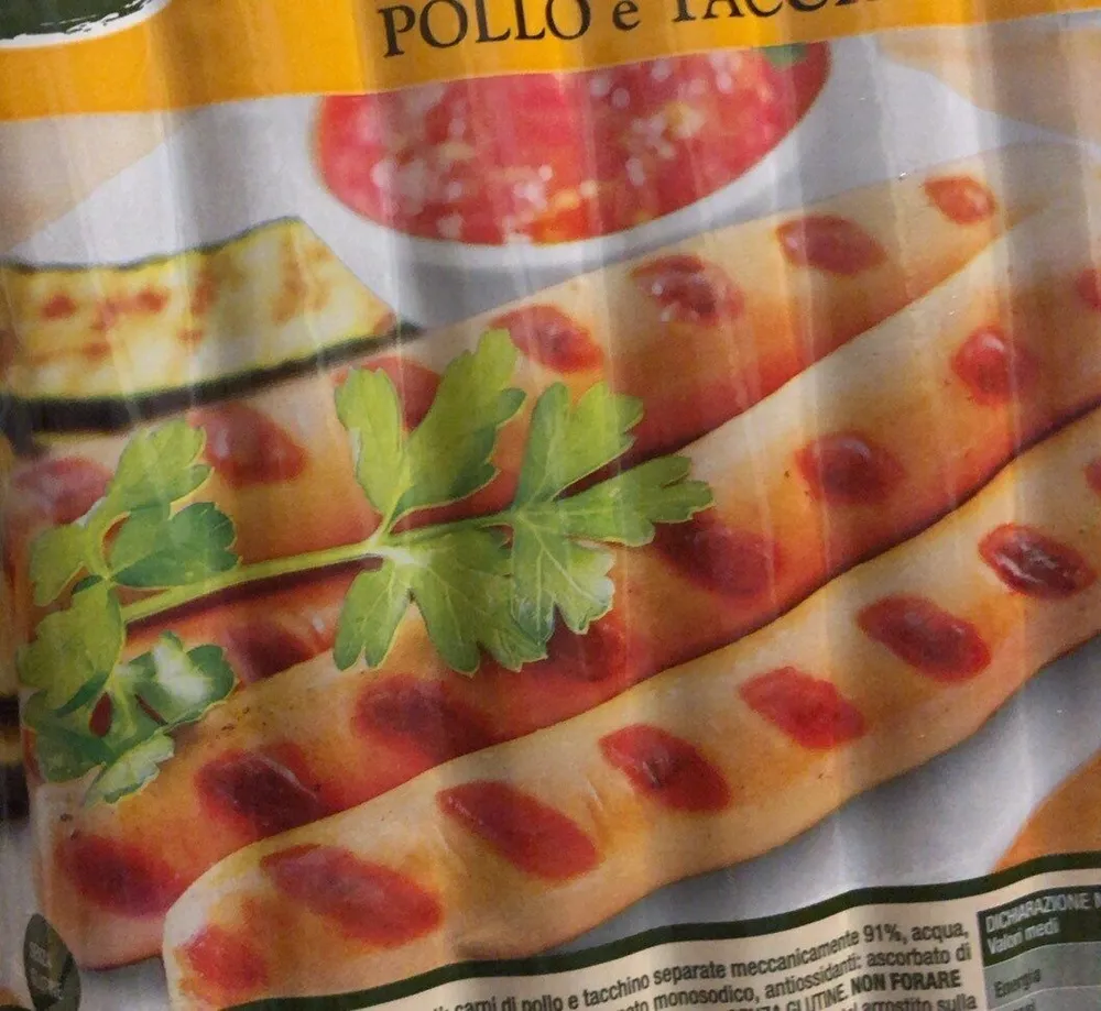Würstel pollo e pollo e tacchino