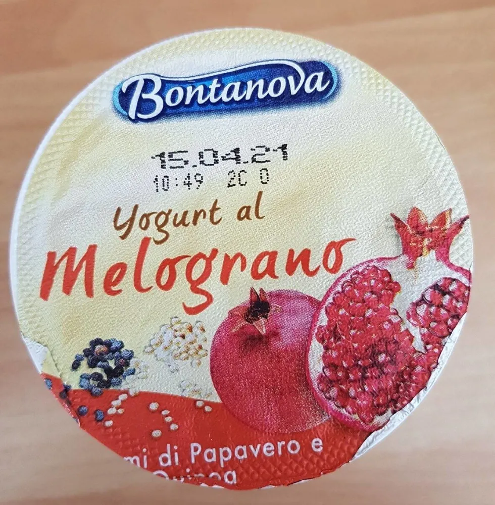 Yogurt al melograno