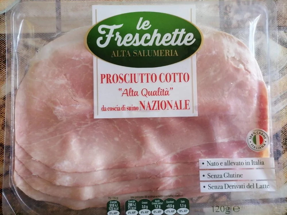 Prosciutto Cotto "Alta Qualità" da coscia di suino NAZIONALE