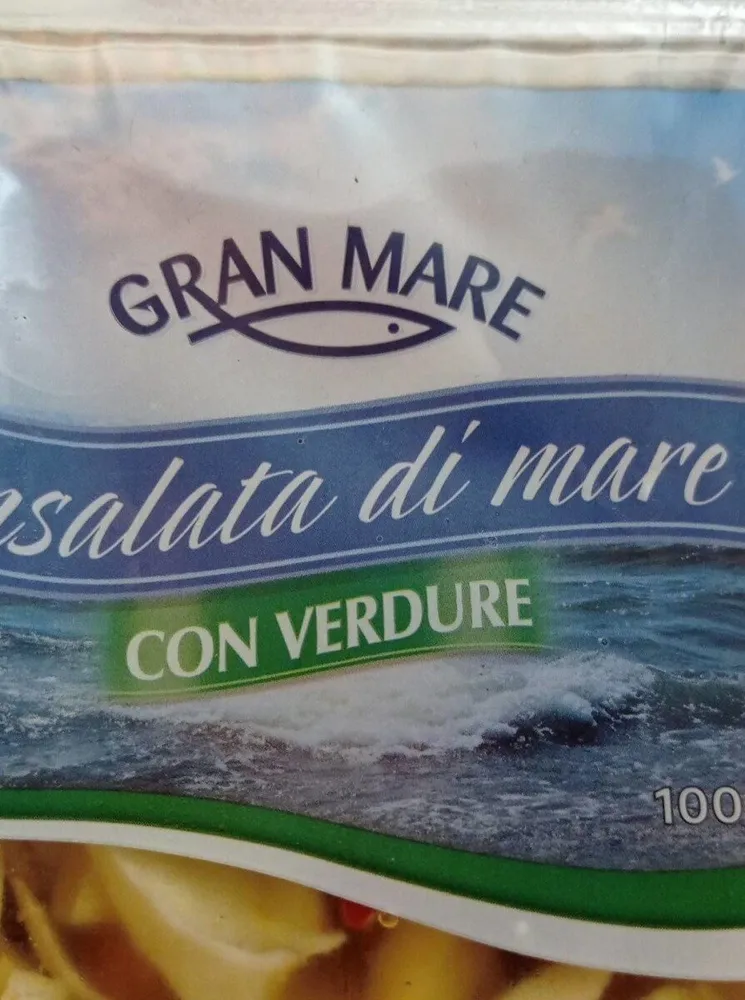 Insalata di mare con verdure