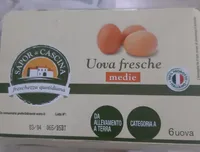 Uova fresche medie