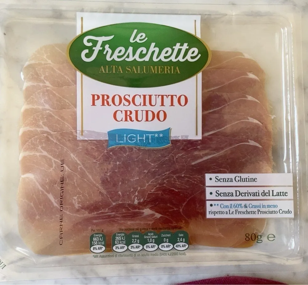 prosciutto crudo light