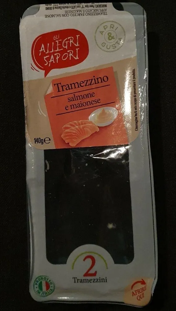 Tramezzino salmone e maionese