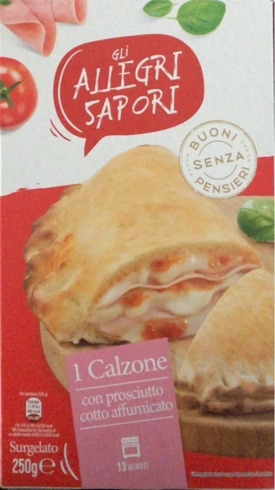 Calzone con prosciutto affumicato