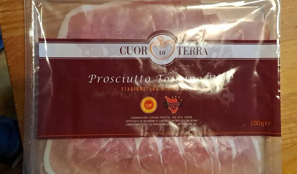 Prosciutto toscano dop