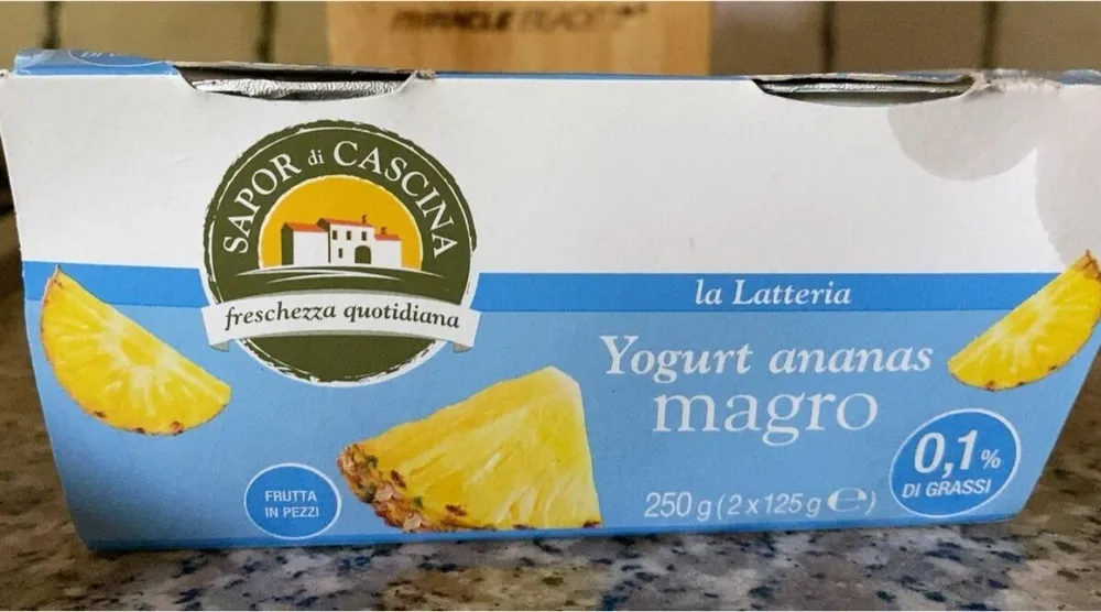 Yogurt ananas magro