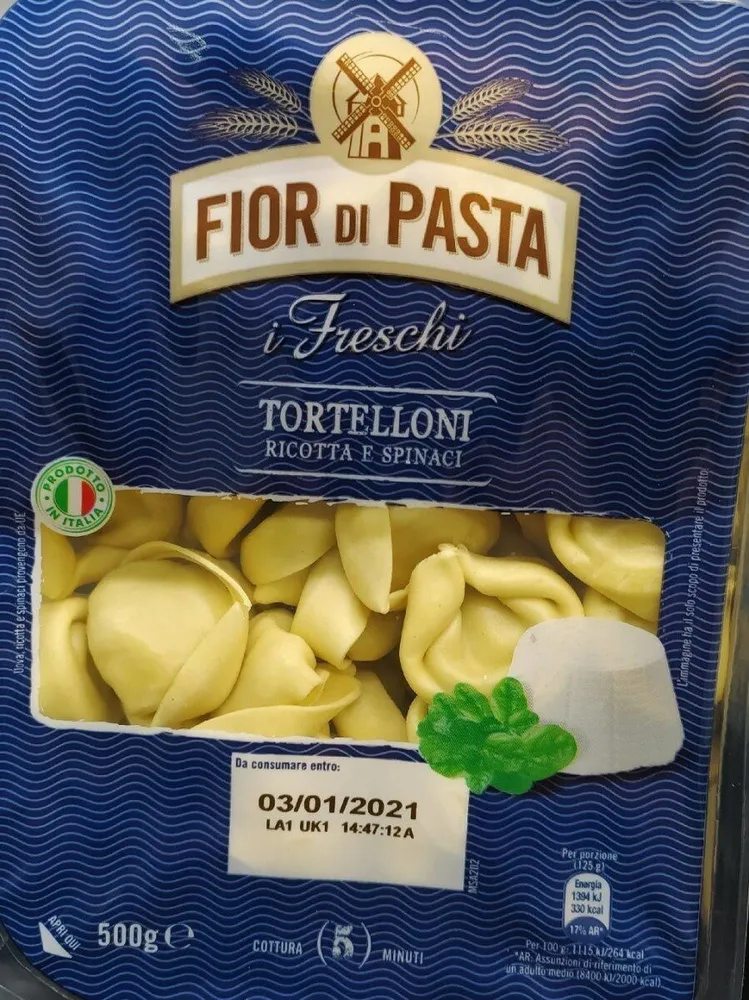 Tortelloni ricotta e spinaci
