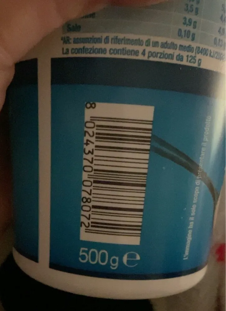 Yogurt bianco intero
