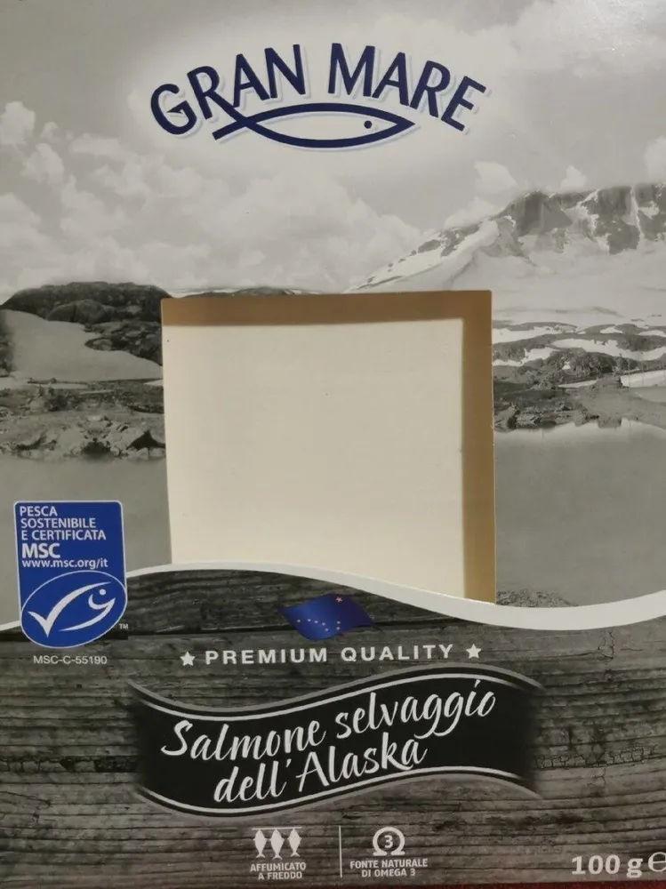 Salmone selvaggio dell'alaska