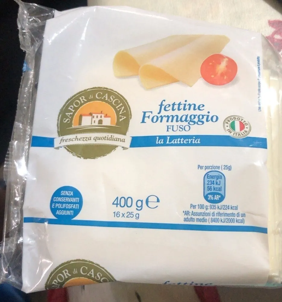 Fettine formaggio fuso