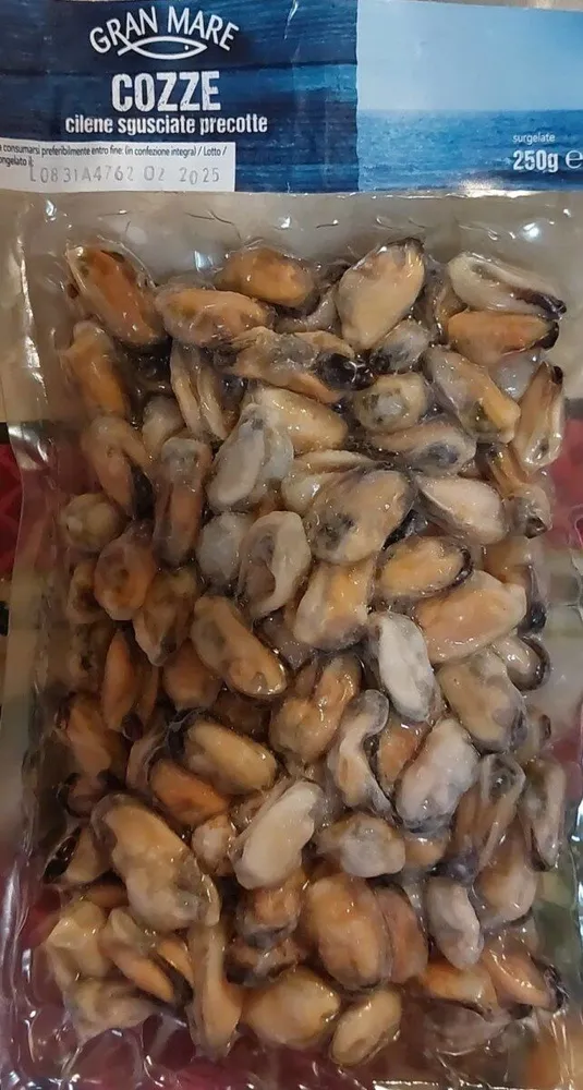 Cozze cilene sgusciate precotte